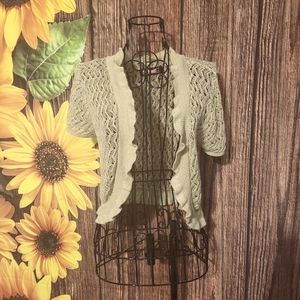 Say What? Loose Knit Bolero